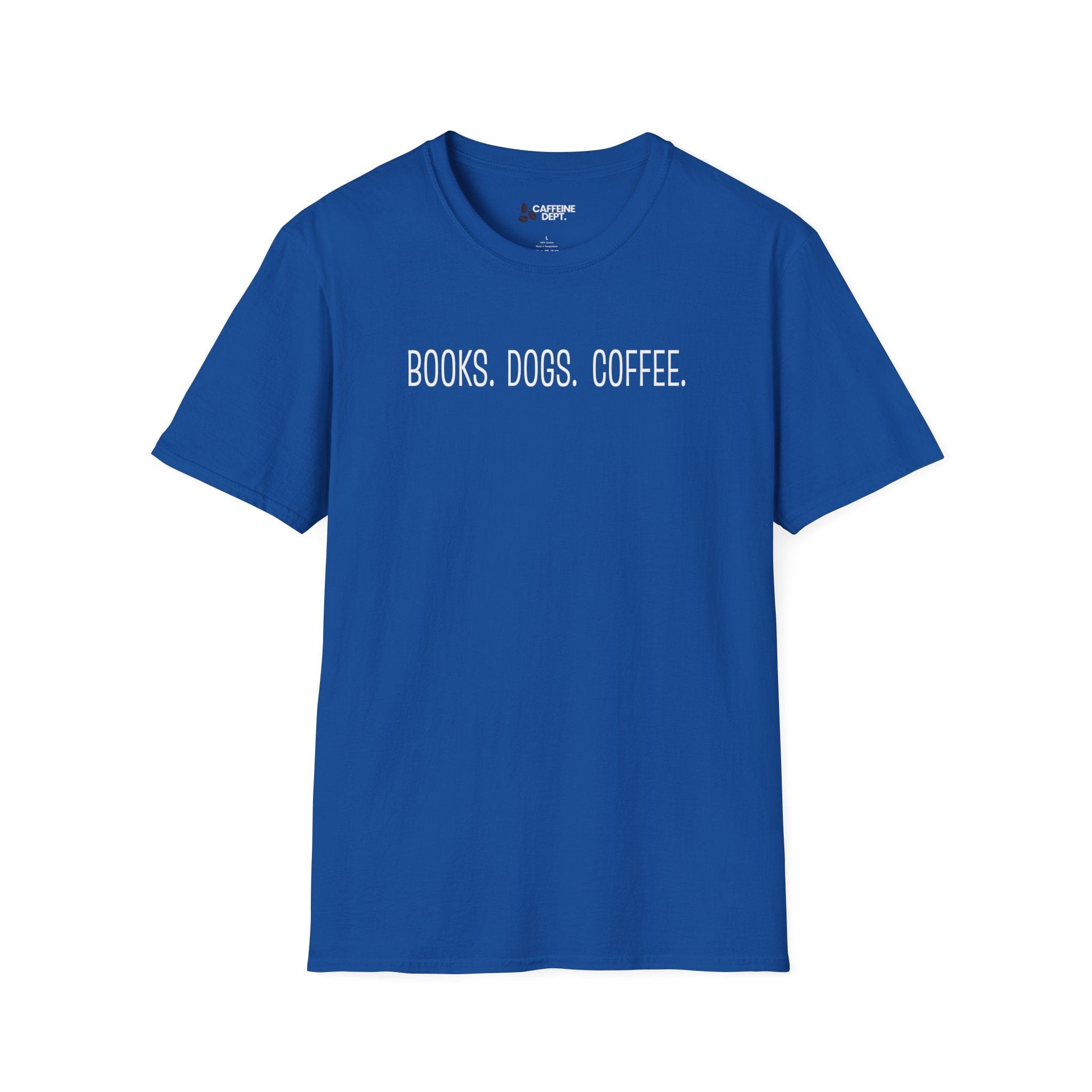 Books Dogs Coffee T-Shirt