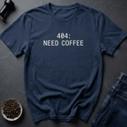Coffee graphic 404 Coffee T-Shirt in Charcoal / S by Caffeine Dept