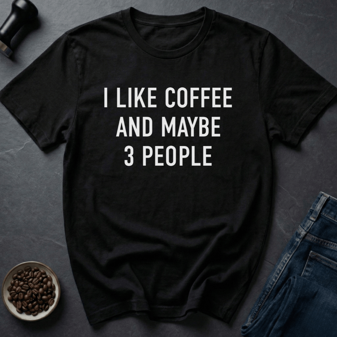 Coffee graphic I Like Coffee... T-Shirt in by Caffeine Dept