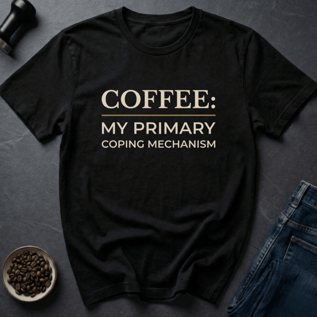 Coffee graphic Sip Therapy T-Shirt in by Caffeine Dept