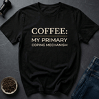 Coffee graphic Sip Therapy T-Shirt in by Caffeine Dept