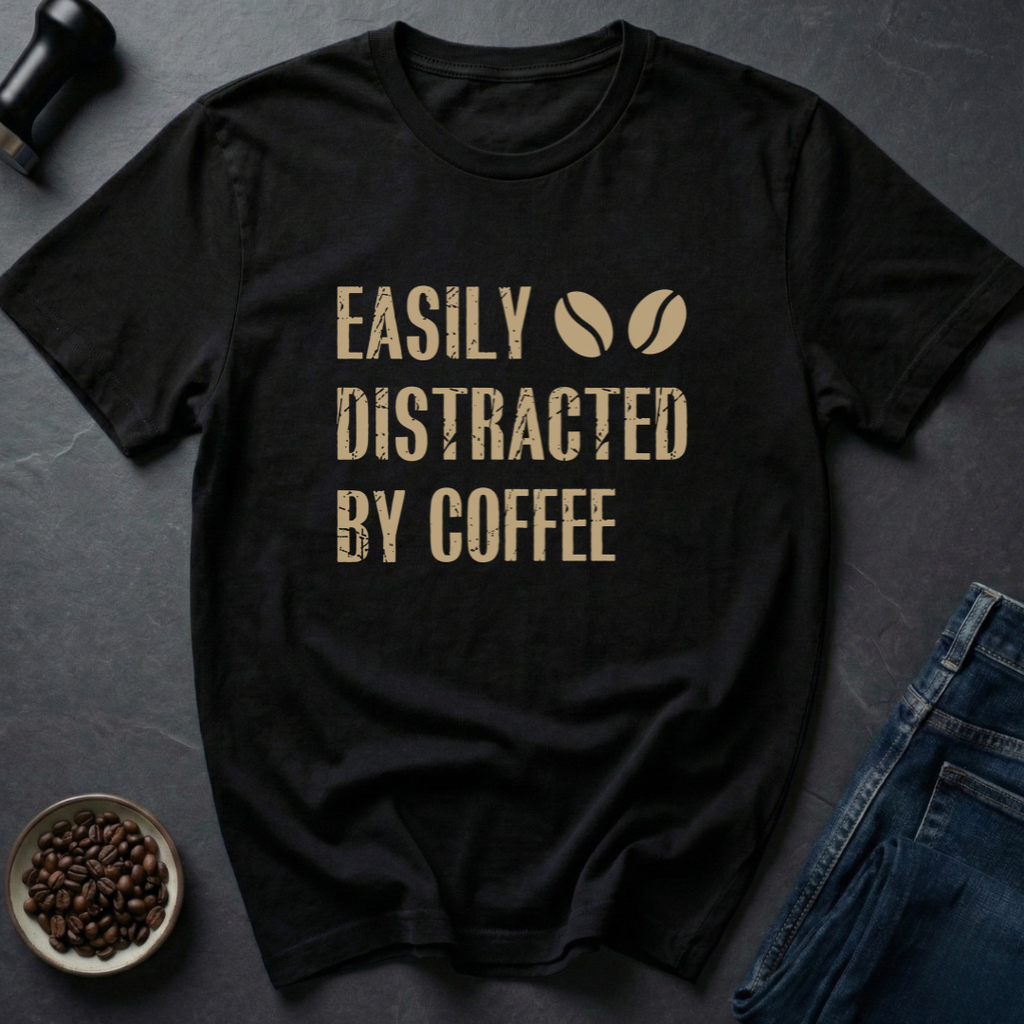Distracted Coffee T-shirt