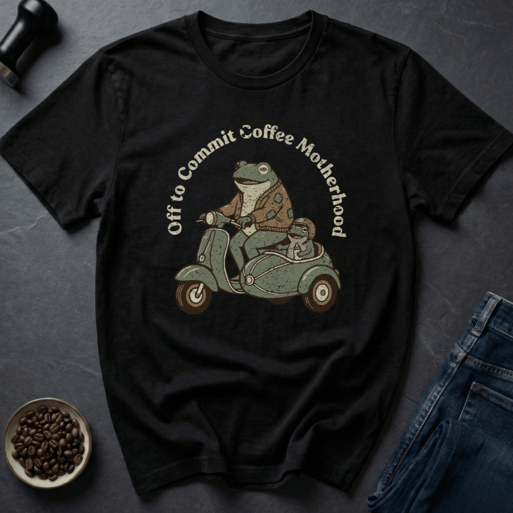Coffee graphic Coffee Motherhood T-Shirt in by Caffeine Dept