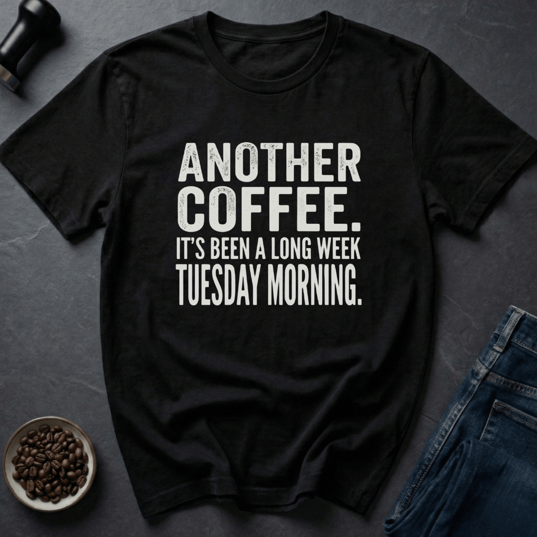 Coffee graphic Another Cup T-Shirt in by Caffeine Dept