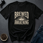 Coffee graphic Brew Mode T-Shirt in by Caffeine Dept