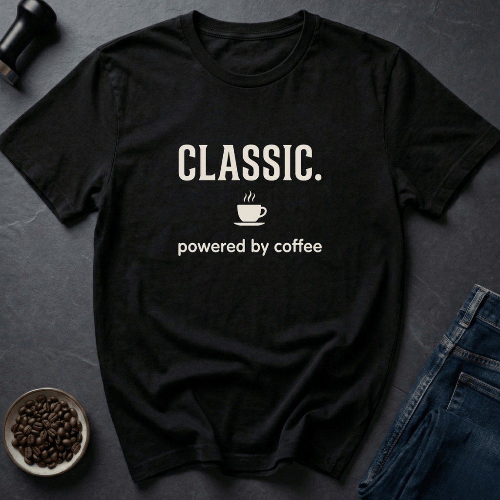 Coffee graphic Classic Fuel T-Shirt in by Caffeine Dept