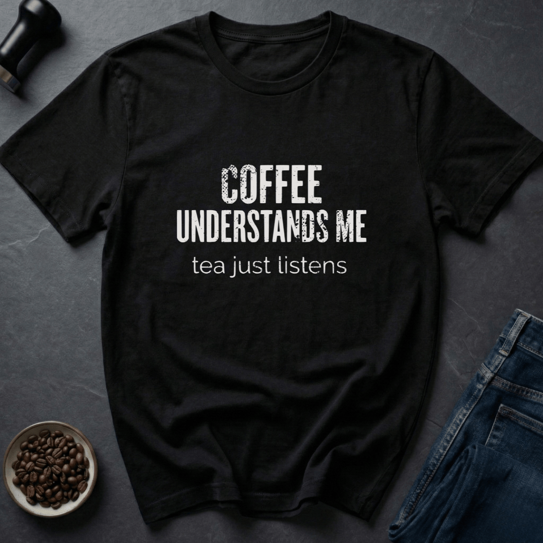Coffee graphic Coffee Gets T-Shirt in by Caffeine Dept