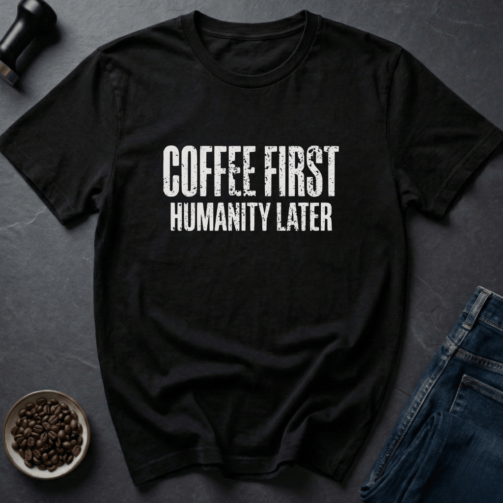 Coffee graphic Coffee Priority T-Shirt in by Caffeine Dept
