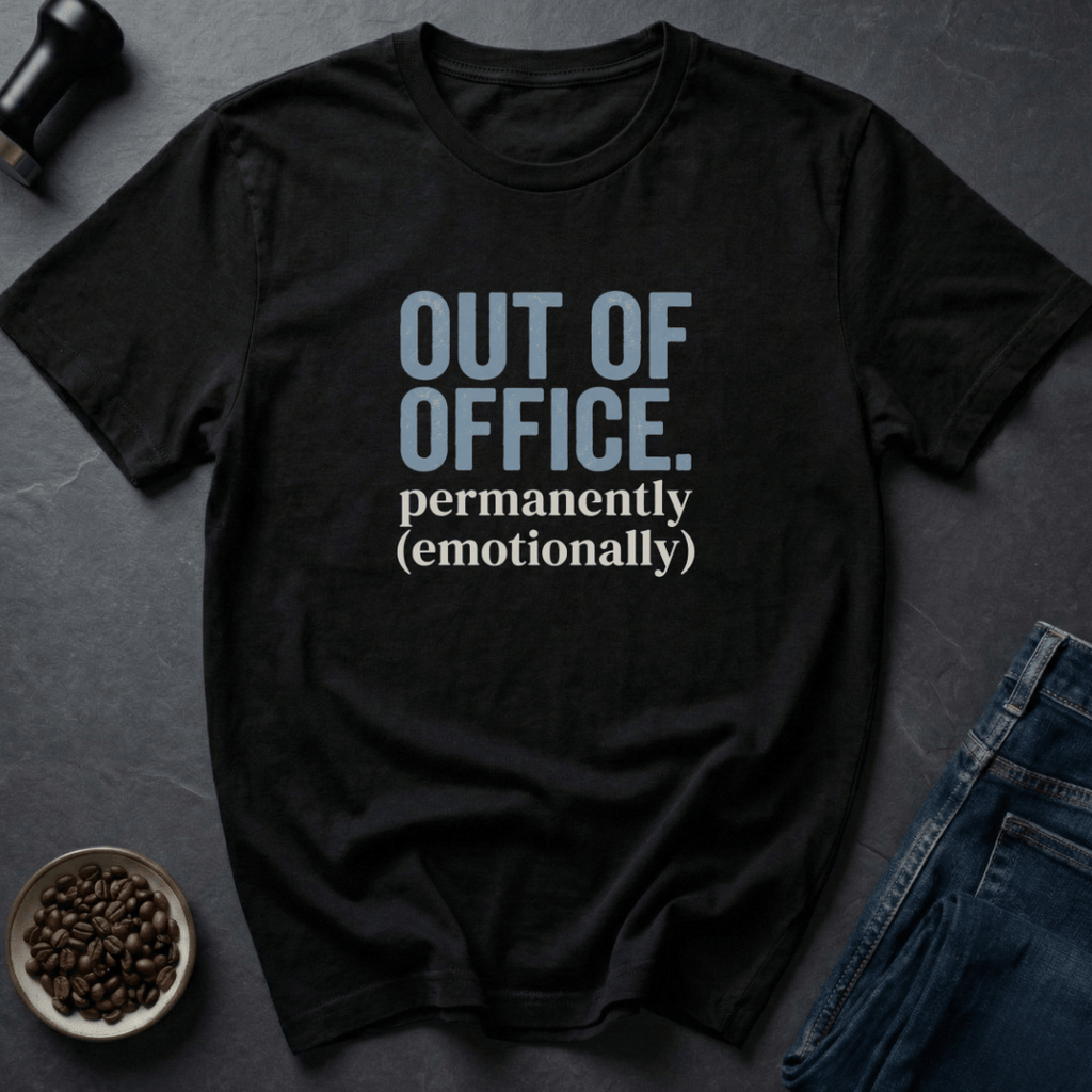 Coffee graphic Out Of Office T-Shirt in by Caffeine Dept