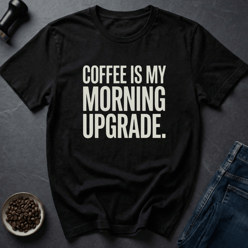 Coffee graphic Coffee Upgrade T-Shirt in by Caffeine Dept