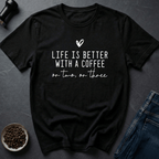 Coffee graphic More Coffee T-Shirt in by Caffeine Dept
