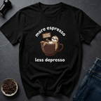 Coffee graphic Emotionally Espresso T-Shirt in by Caffeine Dept