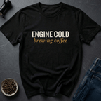 Coffee graphic Engine Cold T-Shirt in by Caffeine Dept