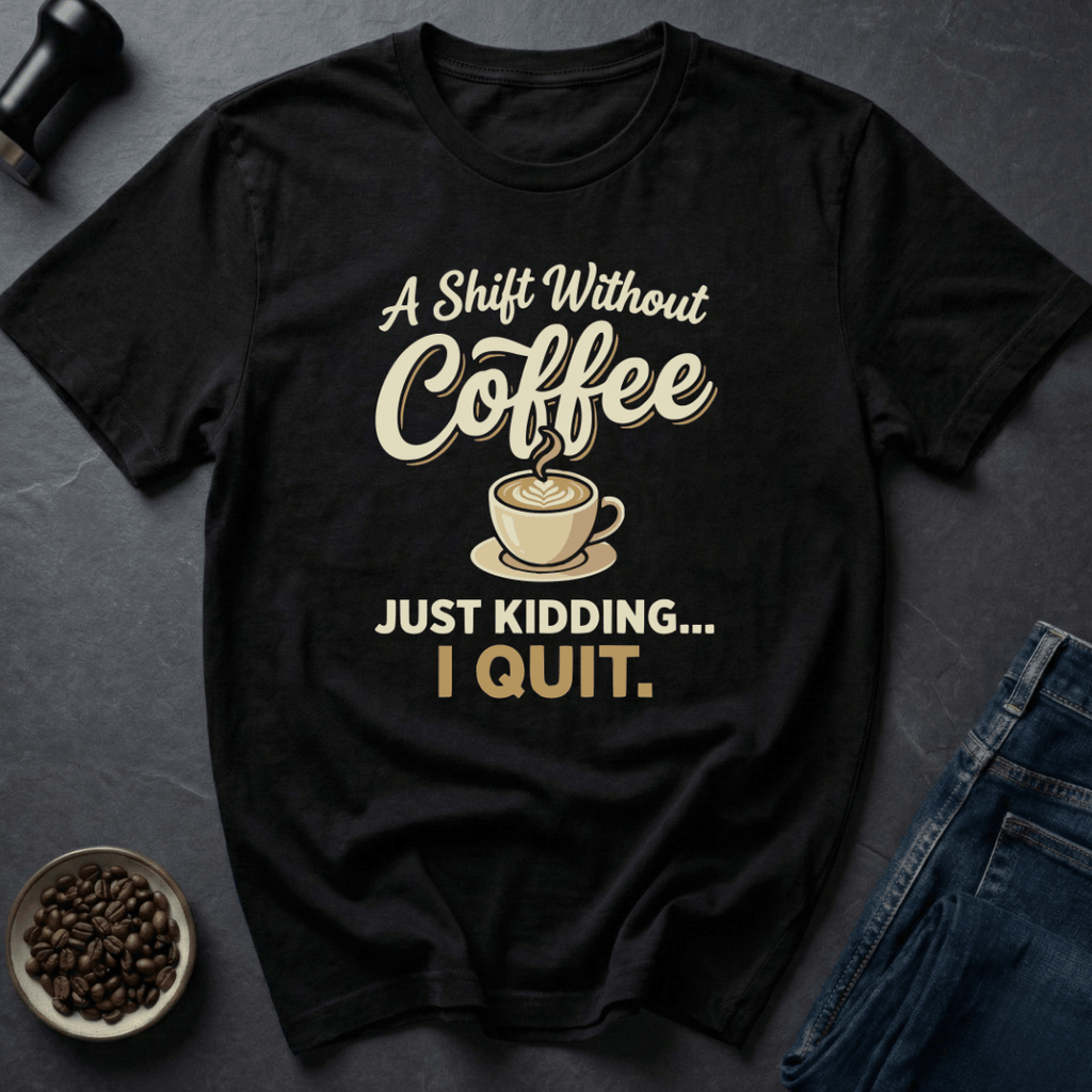 Coffee graphic Shift Fuel T-Shirt in by Caffeine Dept