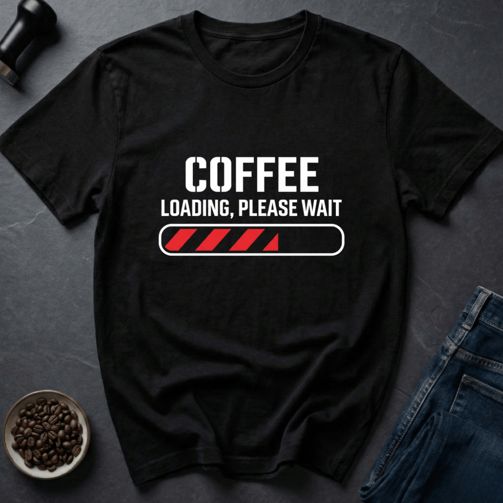 Coffee graphic Brew Booting T-Shirt in by Caffeine Dept