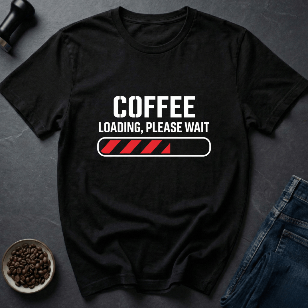 Coffee graphic Brew Booting T-Shirt in by Caffeine Dept