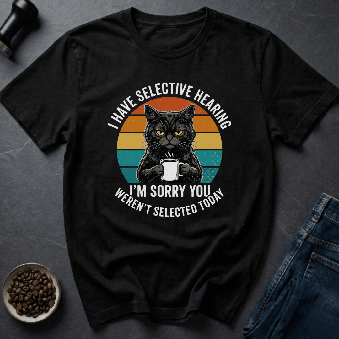 Coffee graphic Morning Attitude T-Shirt in by Caffeine Dept