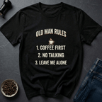 Coffee graphic Grandpa Manifesto T-Shirt in by Caffeine Dept