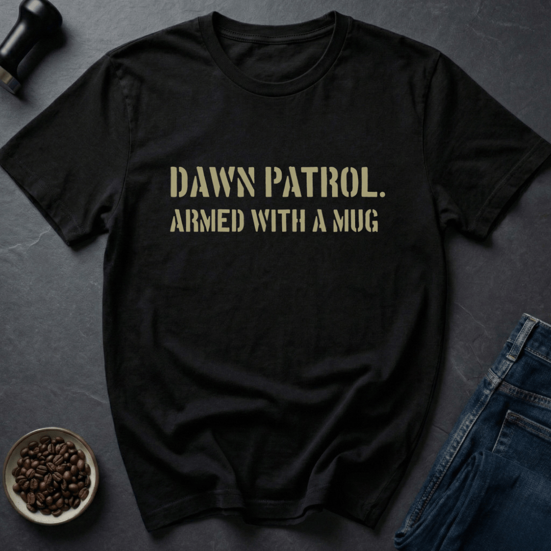 Coffee graphic Dawn Patrol T-Shirt in by Caffeine Dept
