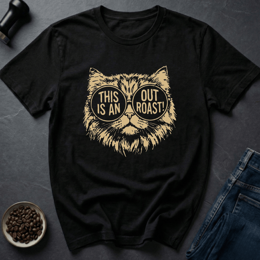 Coffee graphic Out Roast T-Shirt in by Caffeine Dept