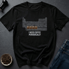 Coffee graphic Periodic Coffee T-Shirt in by Caffeine Dept