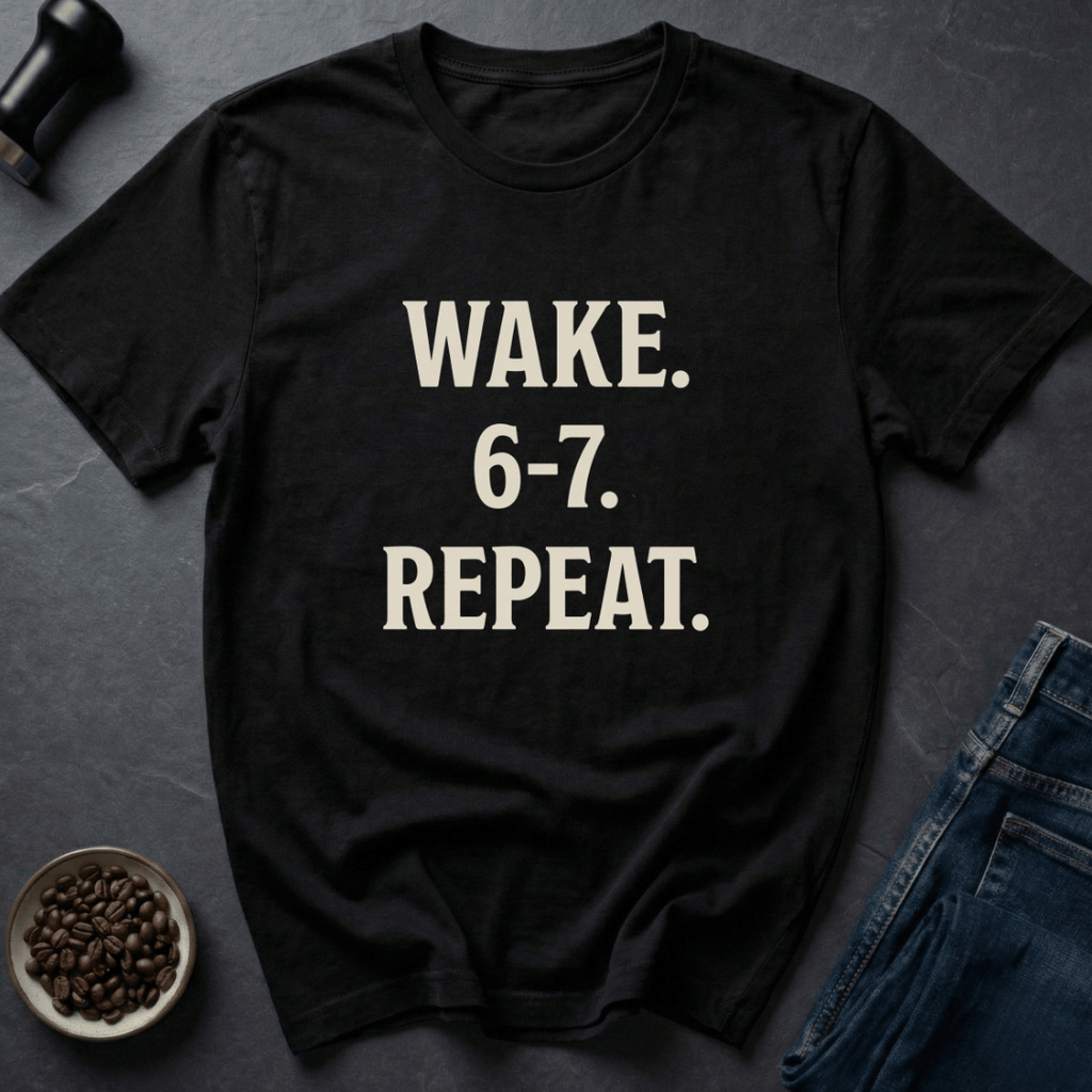 Coffee graphic Coffee Routine T-Shirt in by Caffeine Dept