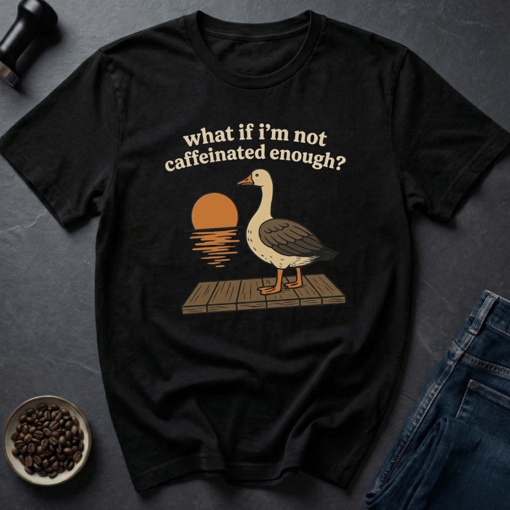 Coffee graphic Caffeine Goose T-Shirt in by Caffeine Dept