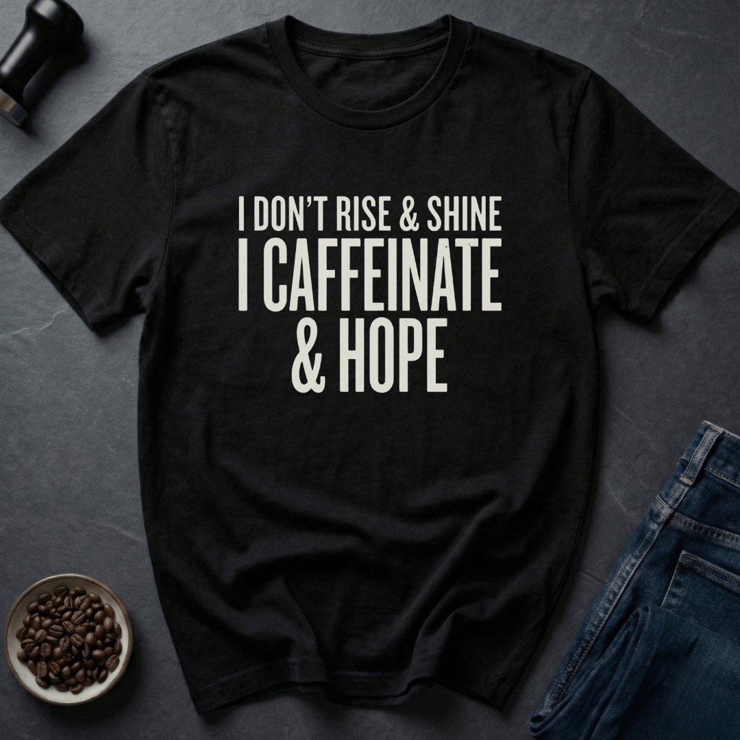 Coffee graphic Caffeinate Hope T-Shirt in by Caffeine Dept