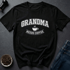 Coffee graphic Grandma Coffee T-Shirt in by Caffeine Dept