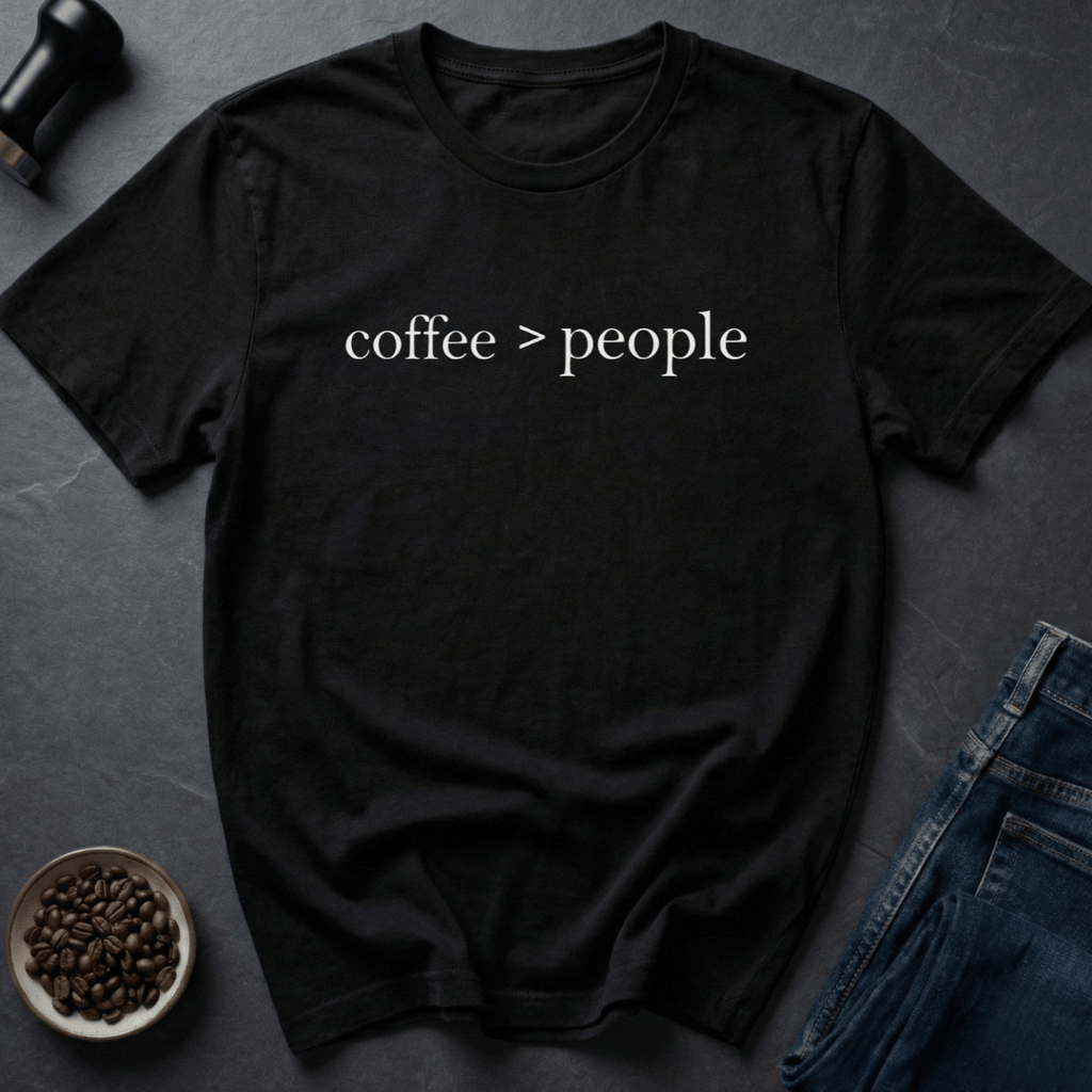 Coffee graphic Coffee > People T-Shirt in by Caffeine Dept