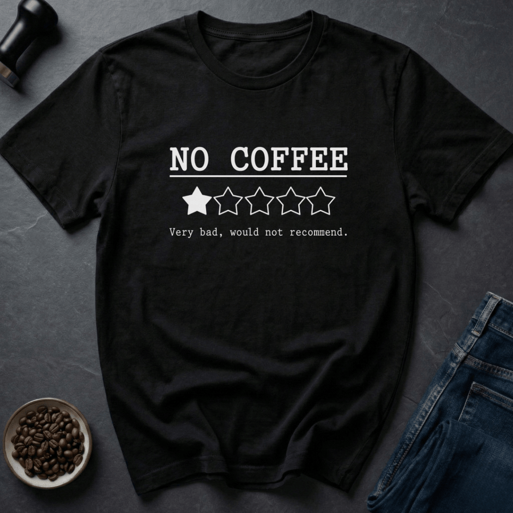 Coffee graphic Zero Brew T-Shirt in by Caffeine Dept
