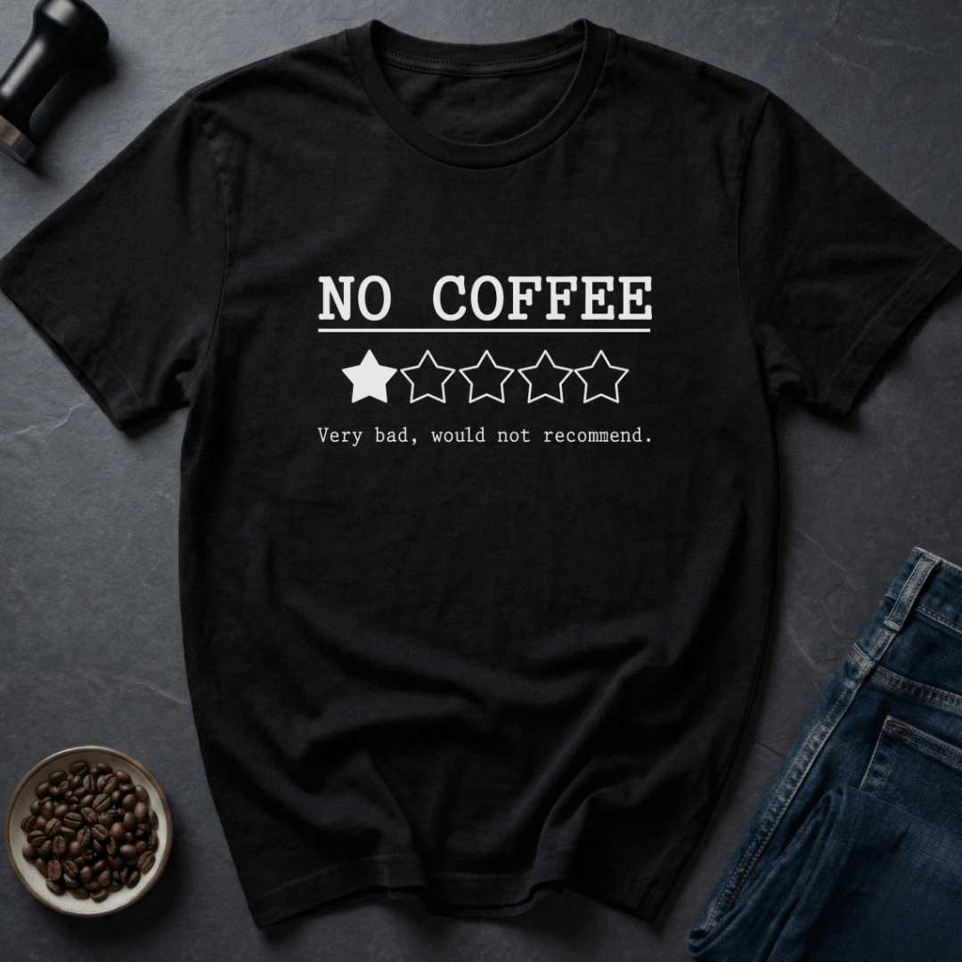 Coffee graphic Zero Brew T-Shirt in by Caffeine Dept