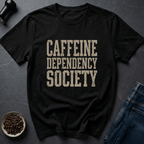 Coffee graphic Caffeine Society T-Shirt in by Caffeine Dept