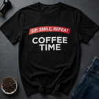 Coffee graphic Coffee Time T-Shirt in by Caffeine Dept