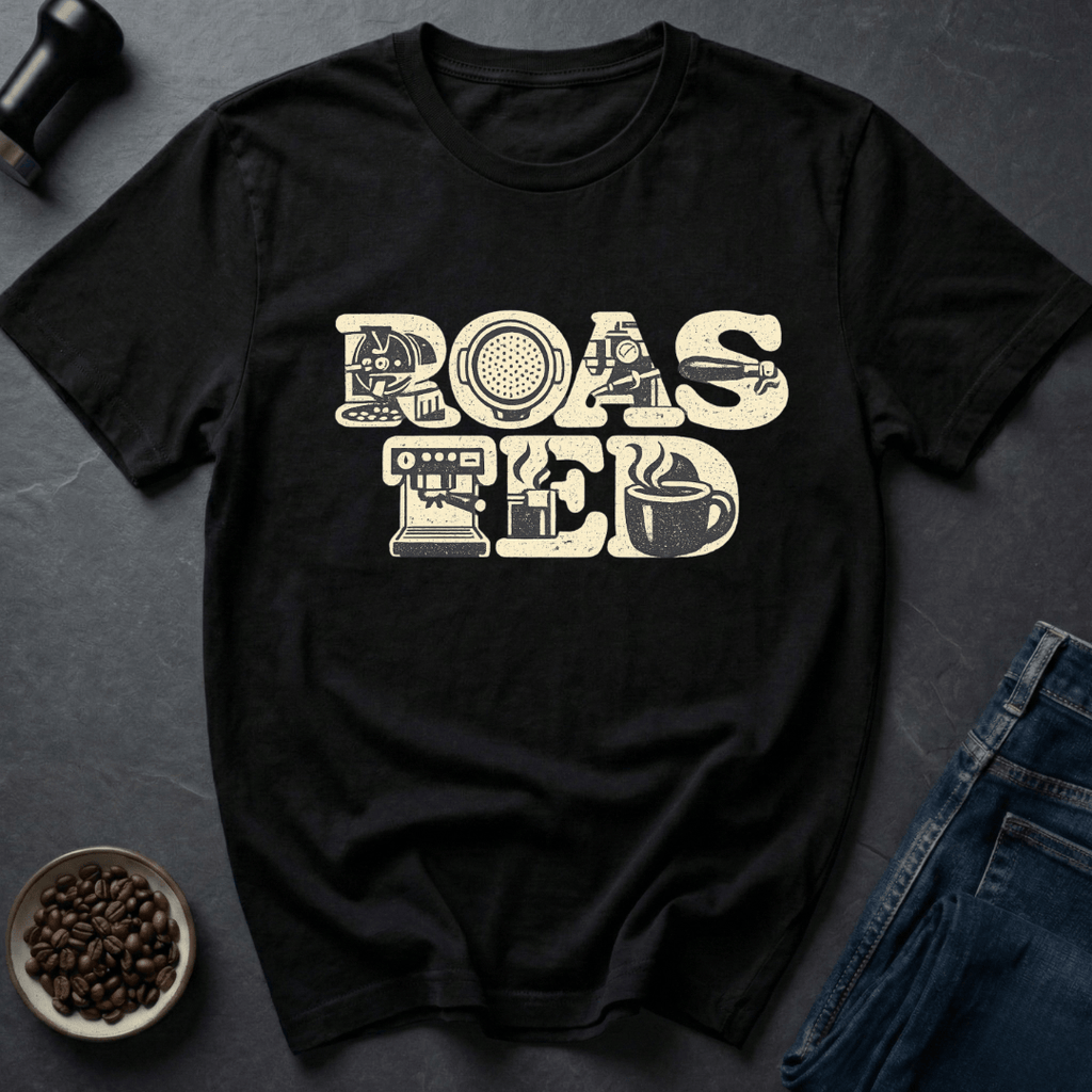Coffee graphic Bean Roast T-Shirt in by Caffeine Dept
