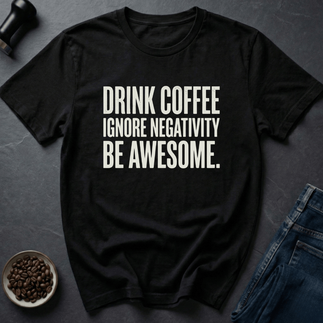 Coffee graphic Coffee Positivity T-Shirt in by Caffeine Dept