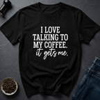 Coffee graphic Brew Whisperer T-Shirt in by Caffeine Dept