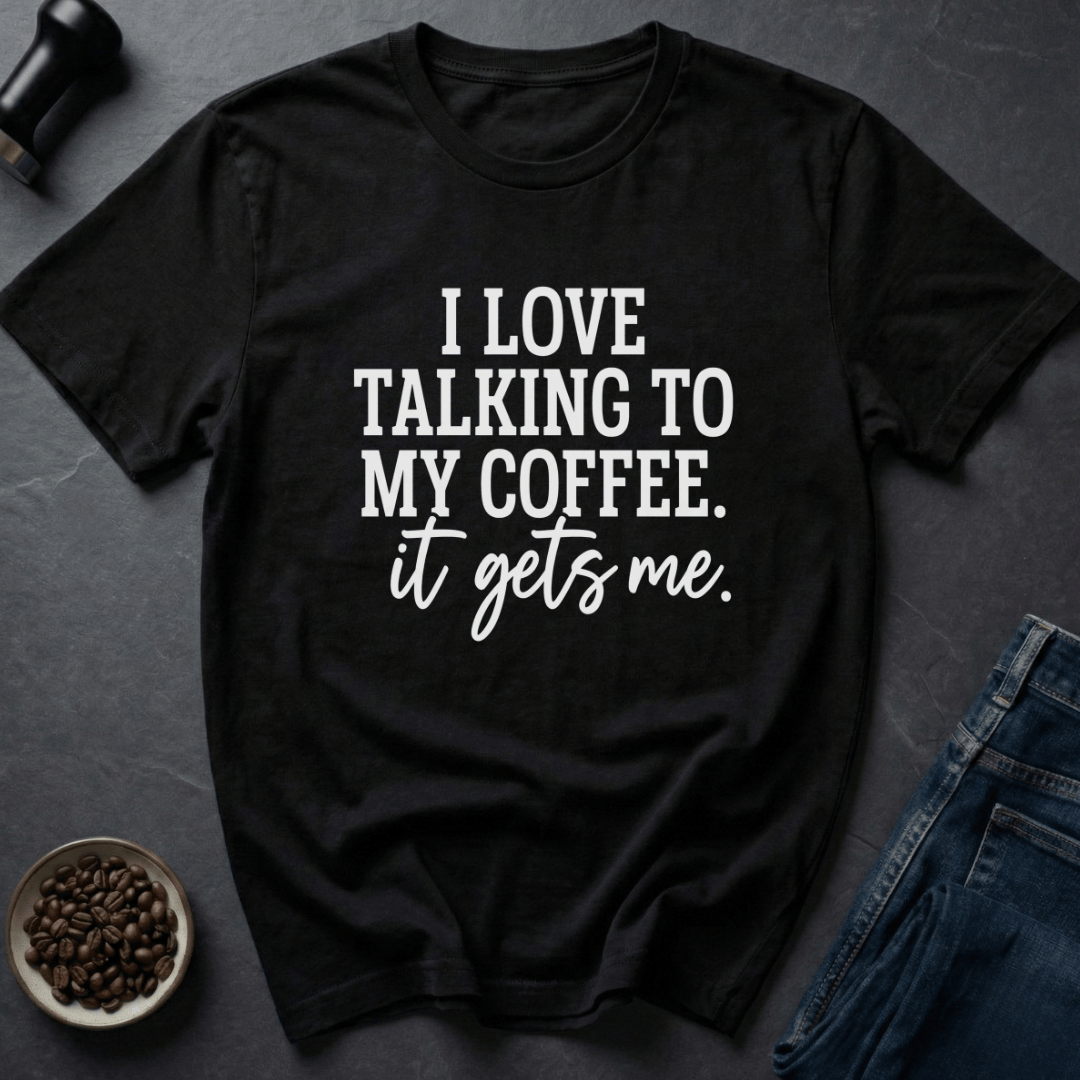 Coffee graphic Brew Whisperer T-Shirt in by Caffeine Dept