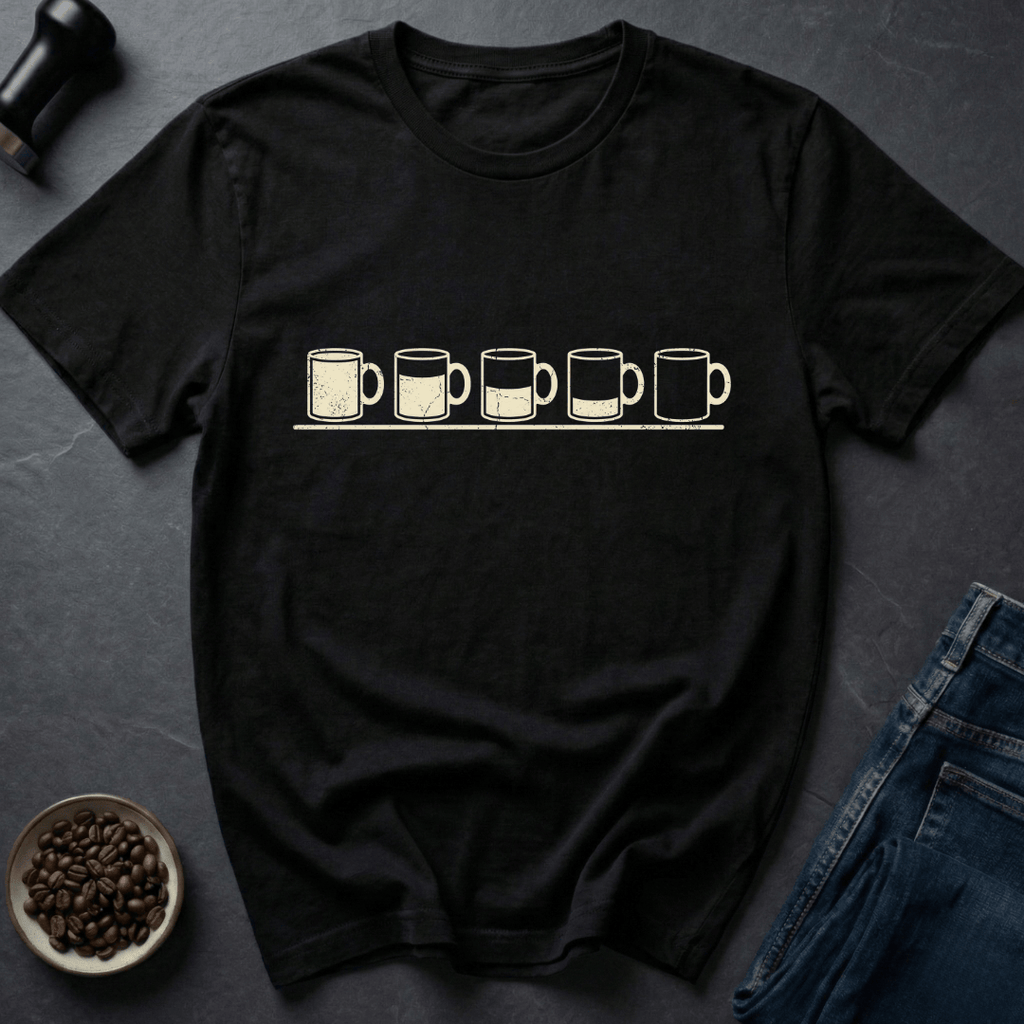 Coffee graphic Daily Ritual T-Shirt in by Caffeine Dept