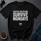 Coffee graphic Monday Fuel T-Shirt in by Caffeine Dept