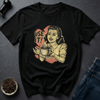 Coffee graphic Use It T-Shirt in by Caffeine Dept