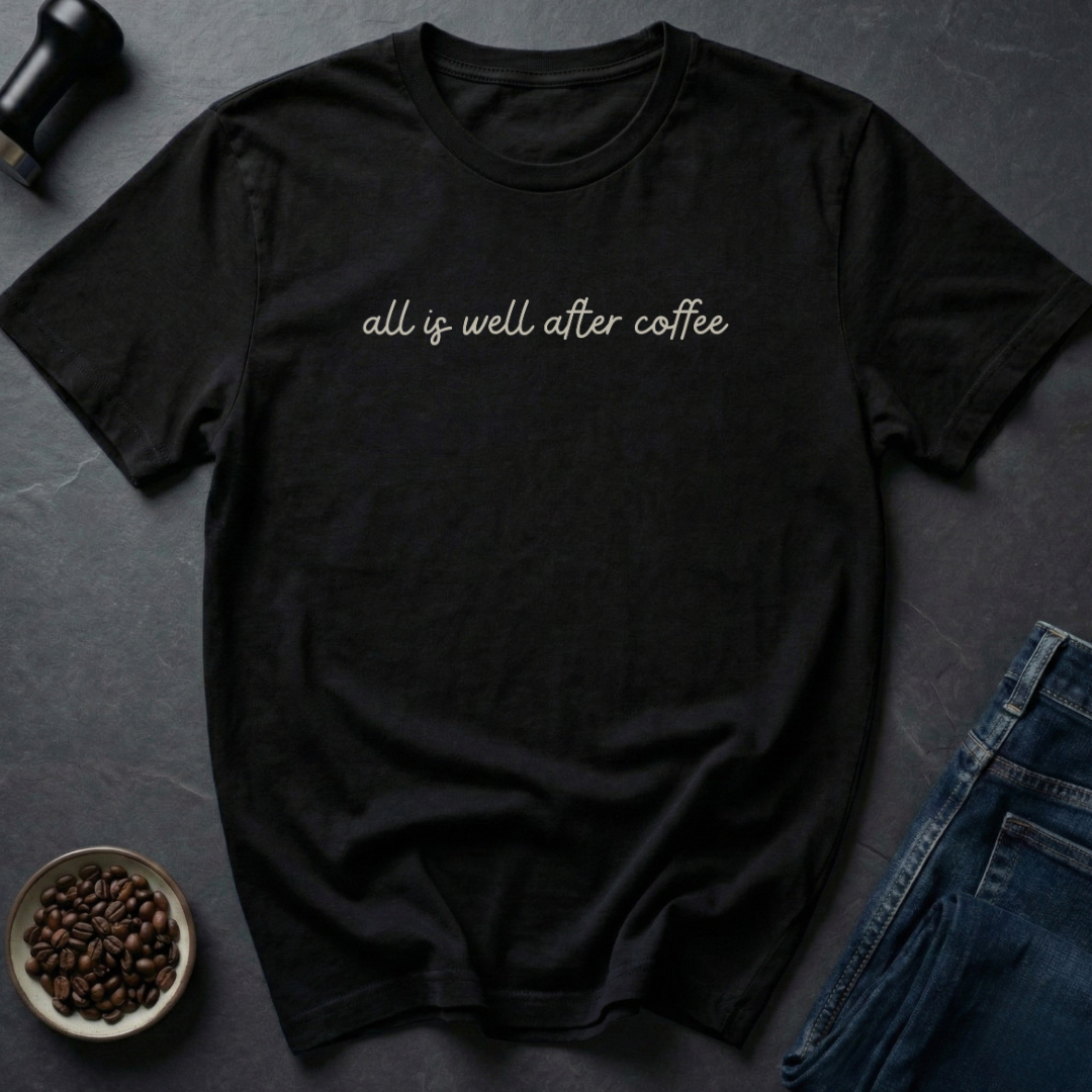 Well After Coffee T-Shirt