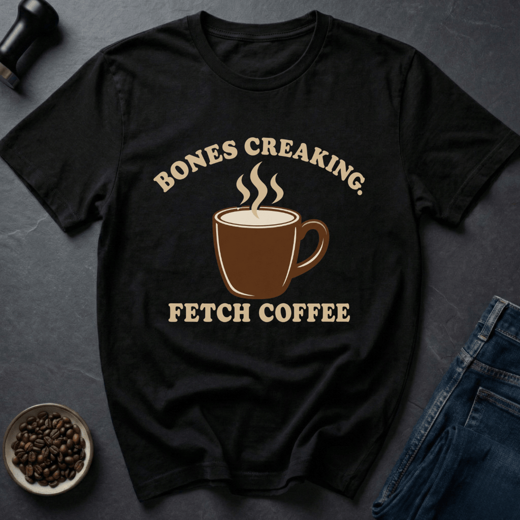 Coffee graphic Break Bones T-Shirt in by Caffeine Dept