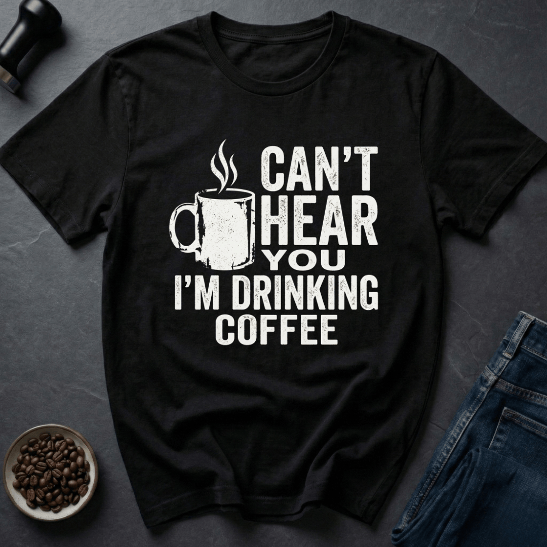 Coffee graphic Brew First T-Shirt in by Caffeine Dept