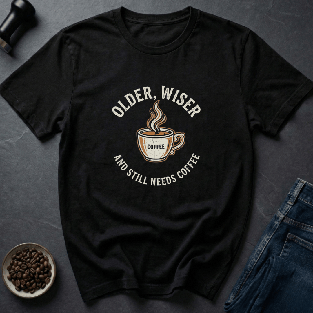 Coffee graphic Aged Brew T-Shirt in by Caffeine Dept