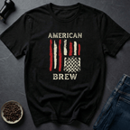 Coffee graphic Patriot Pour T-Shirt in by Caffeine Dept