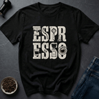 Coffee graphic Espresso Life T-Shirt in by Caffeine Dept