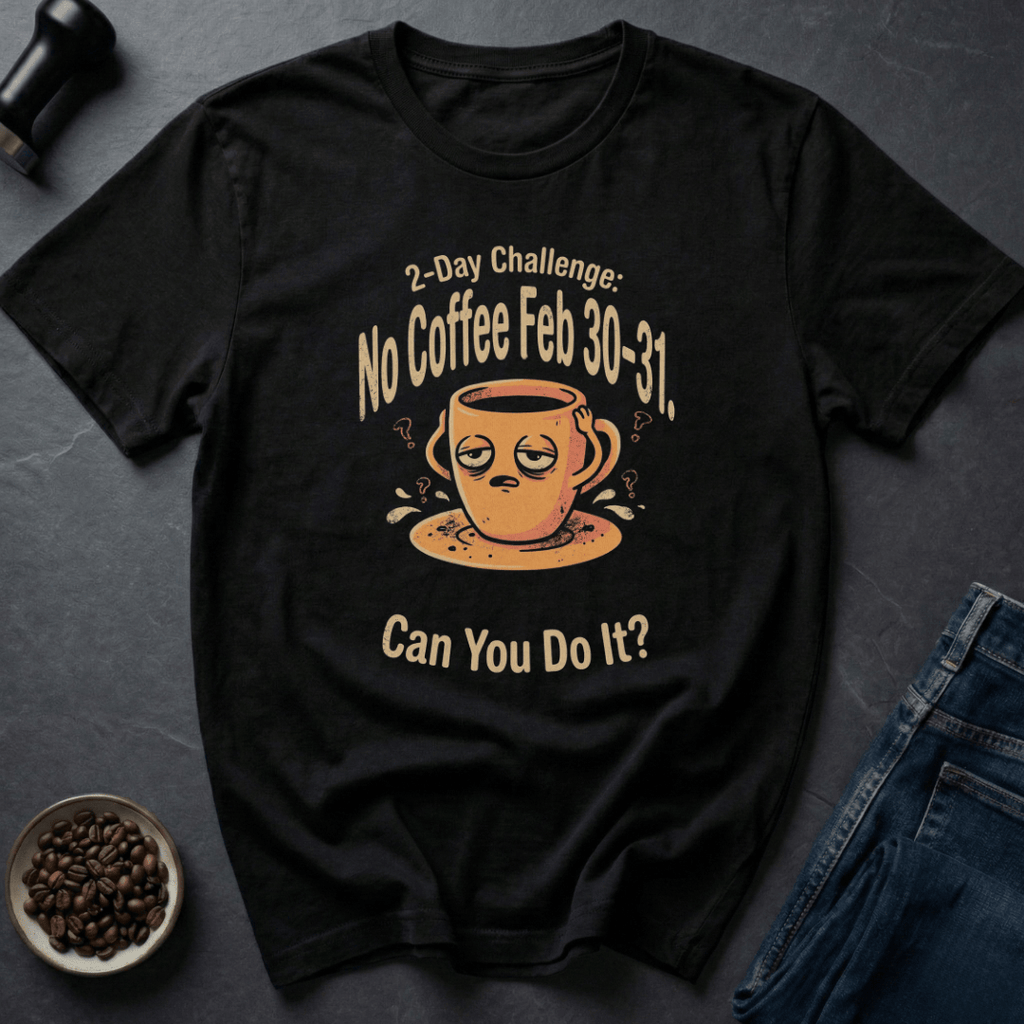 Coffee graphic Impossible Challenge T-Shirt in by Caffeine Dept