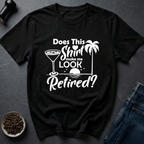 Coffee graphic Retired Life T-Shirt in by Caffeine Dept