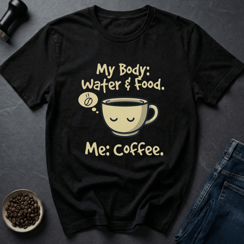 Coffee graphic Coffee Life T-Shirt in by Caffeine Dept